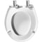 Mayfair Mayfair by Bemis Affinity Slow Close Round White Plastic Toilet Seat 87SLOW-000 - alternate 4